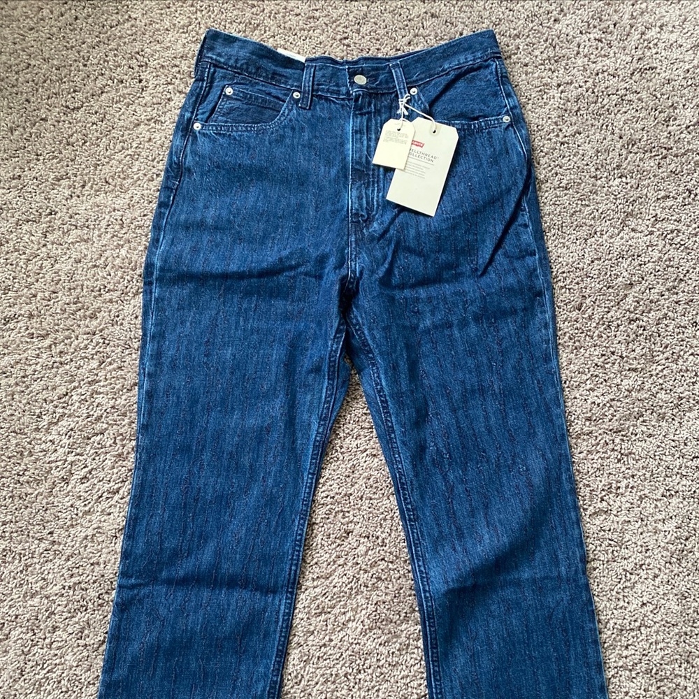 Levi's 70's High Slim Straight Wellthread Jeans Size 25 x 29 NWT MRSP $198 Women